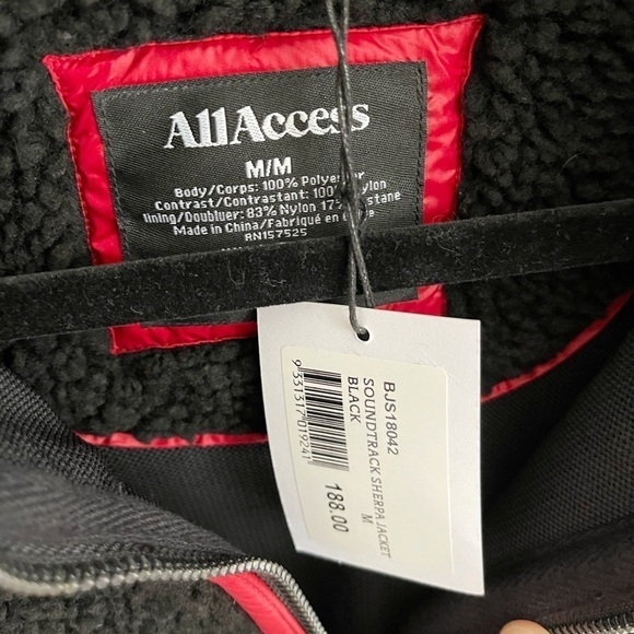 All Access Soundtrack Sherpa Jacket - M - Picture 4 of 6